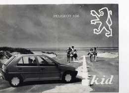 Brochure Documentation Peugeot 106 Kid De 1993. - Automobil