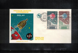 New Hebrides 1965 ITU / UIT Space / Raumfahrt Satellites FDC - Oceanië