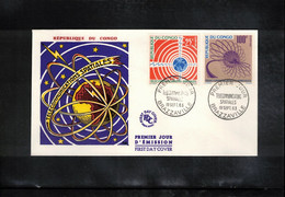 Congo 1963 Space / Raumfahrt Space Telecommunications FDC - Afrique