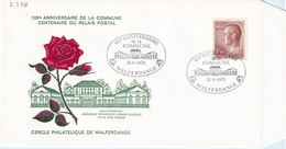 Walferdange 125e Anniversaire Commune (7.378) - Lettres & Documents