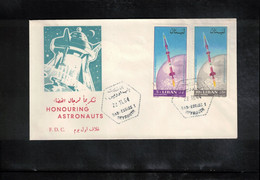 Lebanon 1964 Space / Raumfahrt Honoring Astronauts FDC - Asie