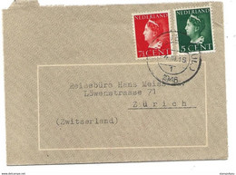 91 - 38 - Eneloppe Envoyée De Vinkenveen En Suisse 1915 - Storia Postale
