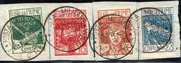 625.AUSTRIA,ITALY.FIUME.1920 SC.100-103 ON FRAGMENTS - Fiume