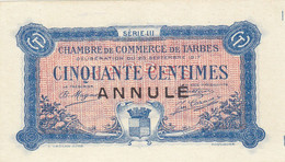 RARE ! TARBES 50 C Spécimen Du 23 Septembre 1917 Série III - JP.120.13 NEUF - Chambre De Commerce