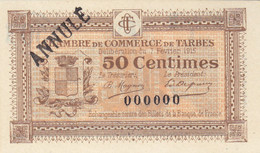 RARE ! TARBES 50 C Spécimen Du 7 Février 1915 - JP.120.03 NEUF - Chambre De Commerce