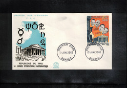 Mali 1966 Space / Raumfahrt International Astronautical Congress FDC - Afrique