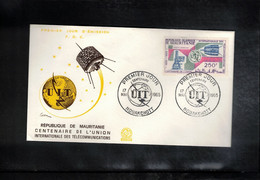 Mauritanie 1965 UIT / ITU Space / Raumfahrt Satellites FDC - Africa