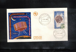 Mauritanie 1963 Space / Raumfahrt Satellite Tiros FDC - Africa