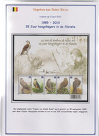 25 Jaar Hoogvliegers - 25 Ans De Timbres De Haut Vol. Blok-Bloc 128 - 1985-.. Vogels (Buzin)