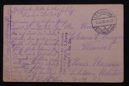 ALLEMAGNE - Cachet Militaire Sur Carte Postale De Monchy En Feldpost Pour L 'Allemagne En 1916 - L 114267 - Cartas