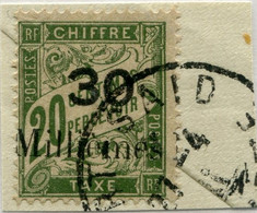 !!! PORT SAÏD. TAXE N°3 OBLITÉRÉE SUR FRAGMENT, SIGNÉE CHAMPION. TB - Used Stamps