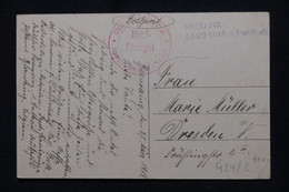 ALLEMAGNE - Cachet Militaire Sur Carte Postale De Beauraing En Feldpost Pour L'Allemagne En 1918 - L 114281 - Cartas