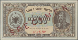 Albania / Albanien: Banka E Shtetit Shqiptar – Soldier 1947 Series, Lot With 4 Banknotes 50 Leke (P. - Albania