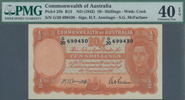 Australia / Australien: Commonwealth Bank Of Australia 10 Shillings ND(1942) With Signatures Armitag - Unclassified
