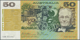Australia / Australien: 50 Dollars ND(1973-94) P 47c, Crisp Original Paper With Bright Original Colo - Unclassified
