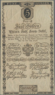 Austria / Österreich: Wiener Stadt-Banco Zettel 5 Gulden 1806, P.A38, Very Nice Original Shape With - Austria
