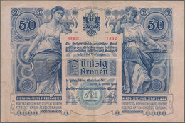 Austria / Österreich: Oesterreichisch-ungarische Bank 50 Kronen 1902, P.6, Very Nice Condition With - Austria