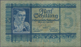 Austria / Österreich: Oesterreichische Nationalbank, Lot With 5 Banknotes 1927-1933, Comprising 5 Sc - Austria