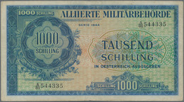 Austria / Österreich: Alliierte Militärbehörde 1000 Schilling 1944, P.111, Great Note In Nice Condit - Austria