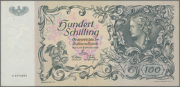Austria / Österreich: Oesterreichische Nationalbank 100 Schilling 1949 Mit Aufdruck "2. Auflage", P. - Austria