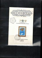 Mongolia 1965 UIT / ITU - Space / Raumfahrt Imperforated Block FDC - Asia