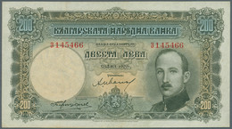 Bulgaria / Bulgarien: 200 Leva 1929, P.50, Original Shape With Crisp Paper And Bright Colors, Some M - Bulgaria