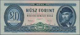 Hungary / Ungarn: Magyar Nemzeti Bank Pair With 20 Forint 1957 (P.169a, UNC) And 50 Forint 1951 (P.1 - Hungary