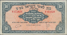 Israel: Very Nice Lot With 6 Banknotes Government Of Israel And Bank Leumi Le - Israel B.M. Series N - Israel