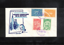 Panama 1962 Space / Raumfahrt Astronaut John Glenn Set FDC - Amérique Du Sud