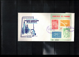 Panama 1962 Space / Raumfahrt Astronaut John Glenn Block FDC - Sud America