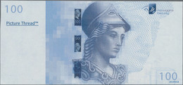 Testbanknoten: Set Of 4 Paper Test Notes Produced By Arjowiggins Featuring The Security Feature "Pic - Fiktive & Specimen