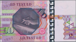 Testbanknoten: Interesting Set Of 5 Different Euro "LD" (Low Denomination) Test Banknotes, Containin - Specimen