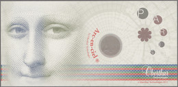 Testbanknoten: Set Of 4 Different Test Notes "Mona Lisa" By Oberthur Fiduciaire (France). All 4 Note - Specimen