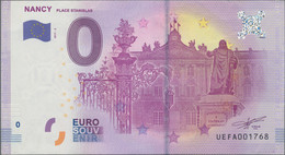 Testbanknoten: Zero Euro Advertising Note Nancy 2017, 2nd Print In UNC Condition. - Specimen