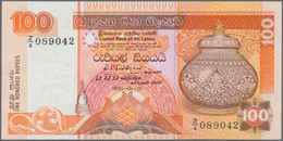 Sri Lanka: 100 Rupees 1991 Replacement Pair, P. 105 With Nr. Z/4 089042 + 089042. The Notes Shows Ni - Sri Lanka