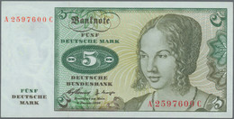 Deutschland - Bank Deutscher Länder + Bundesrepublik Deutschland: Kleines Lot Mit 4 Banknoten, Dabei - Other & Unclassified