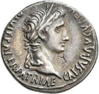 Augustus (27 V.Chr. - 14 N.Chr.): AR-Denar, 3,75 G, Kampmann 2.5, RIC 207, Kleiner Schrötlingsfehler - The Julio-Claudians (27 BC To 69 AD)