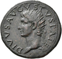 Augustus (27 V.Chr. - 14 N.Chr.): Æ-As, PROVIDENT, 11,2 G, Cohen 228, RIC 81, Sehr Schön - Vorzüglic - The Julio-Claudians (27 BC To 69 AD)