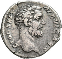 Clodius Albinus (193 - 196 - 197): AR-Denar, ROMAE ATERNAE, 2,7 G, Kampmann 48.25, Kleine Schrötling - The Severans (193 AD To 235 AD)