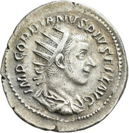 Gordianus III. (238 - 244): Lot 2 Denare; Laetitia / Roma / Sehr Schön, Sehr Schön - Vorzüglich. - The Military Crisis (235 AD To 284 AD)