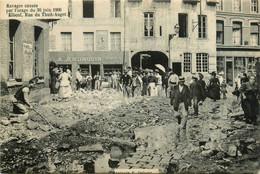 Elbeuf * La Rue De Thuit Anger * Ravages Causés Par L'orage Du 30 Juin 1908 * Catastrophe * Mercerie ANDROUIN - Elbeuf
