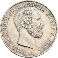 Lippe: Paul Friedrich Emil Leopold 1851-1875: Taler 1866 A (Vereinstaler). AKS 16, Jaeger 16. Kleine - Sonstige & Ohne Zuordnung