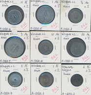 Ersatzmünzen Des 1. Weltkriegs: Weilburg, Offizier-Gefangenenlager, 1, 5 Pfg., 10 Pfg., 1/2, 1, 3, 1 - Otros & Sin Clasificación