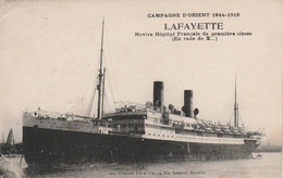 Navire Hopital  " LAFAYETTE   " - Scan Recto-verso - Weltkrieg 1914-18