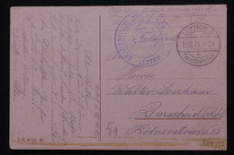 ALLEMAGNE - Cachet Militaire Sur Carte Postale De Anvers Pour L 'Allemagne En 1915 - L 114285 - Cartas