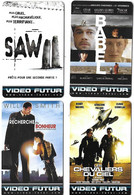 VIDEO FUTUR - 4 Cartes -  A La Recherche Du Bonheur 325 - Chevaliers Du Ciel 300 - Saw 306 - Babel 322 - - Other & Unclassified