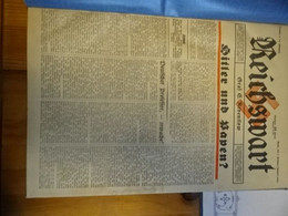 Zeitung "Reichswart Nr.1 Januar Bis Nr.52 Dezember 1933 Als Buch Gebunden - Politik & Zeitgeschichte