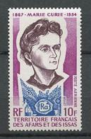 AFARS ISSAS 1974 PA N° 101 ** Neuf MNH Superbe  Marie Curie Sciences Célébrités - Unused Stamps
