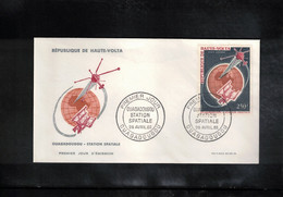 Upper Volta / Haute Volta 1965 Space / Raumfahrt Space Station  FDC - Afrika