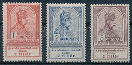 * 1913 Árvíz I. Koronás értékek (26.000) - Otros & Sin Clasificación